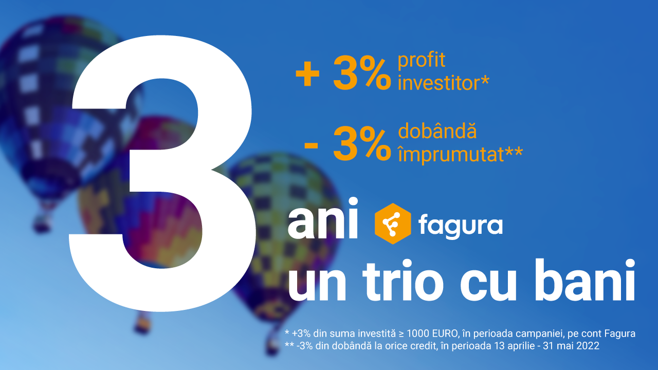 3 ani de Fagura.com – campania +/- 3%. Regulament