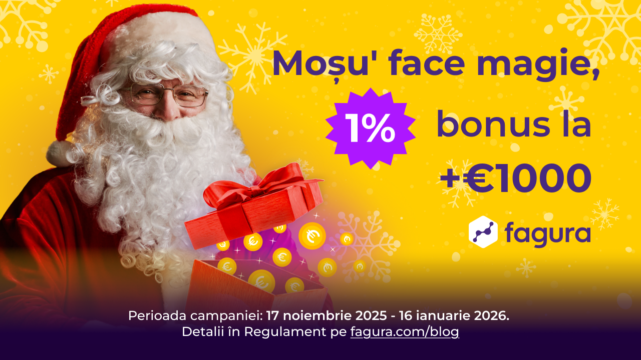 🎁 Regulamentul Campaniei „Moșu` face magie: 1% bonus la +€1000” – Fagura.com