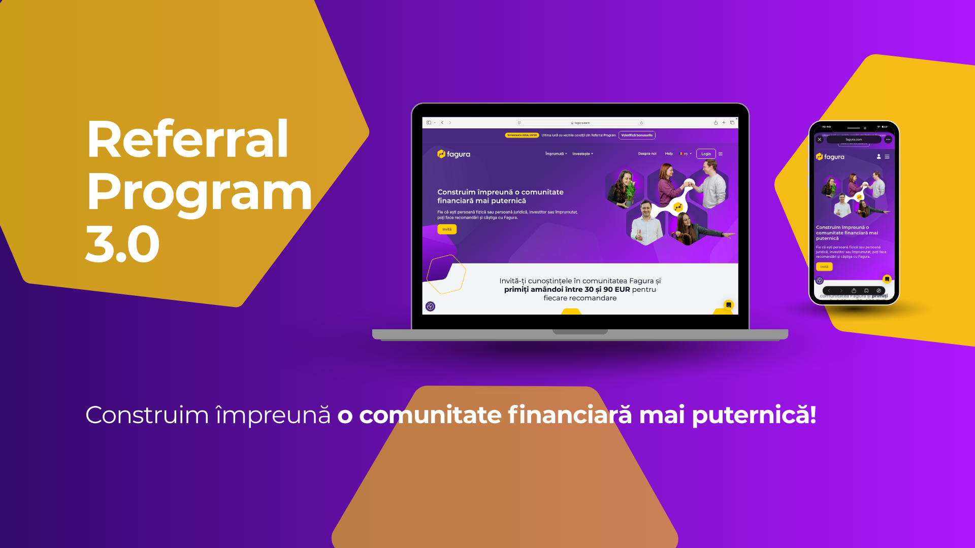 Referral 3.0: Cum să câștigi între 30 și 90 EUR, dezvoltând comunitatea Fagura